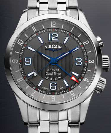 Vulcain Aviator GMT / Dual Time - Steel 100133.211M