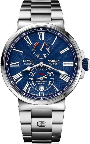 Ulysse Nardin Marine Annual Calendar Chronometer 1133-210-7M/E3