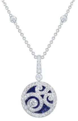 Graff Ювелирные украшения Diamond on diamond sapphire RGP203