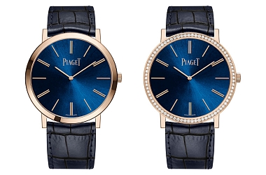 Piaget Altiplano 38mm Hand-Wound Blue and Pink Gold
